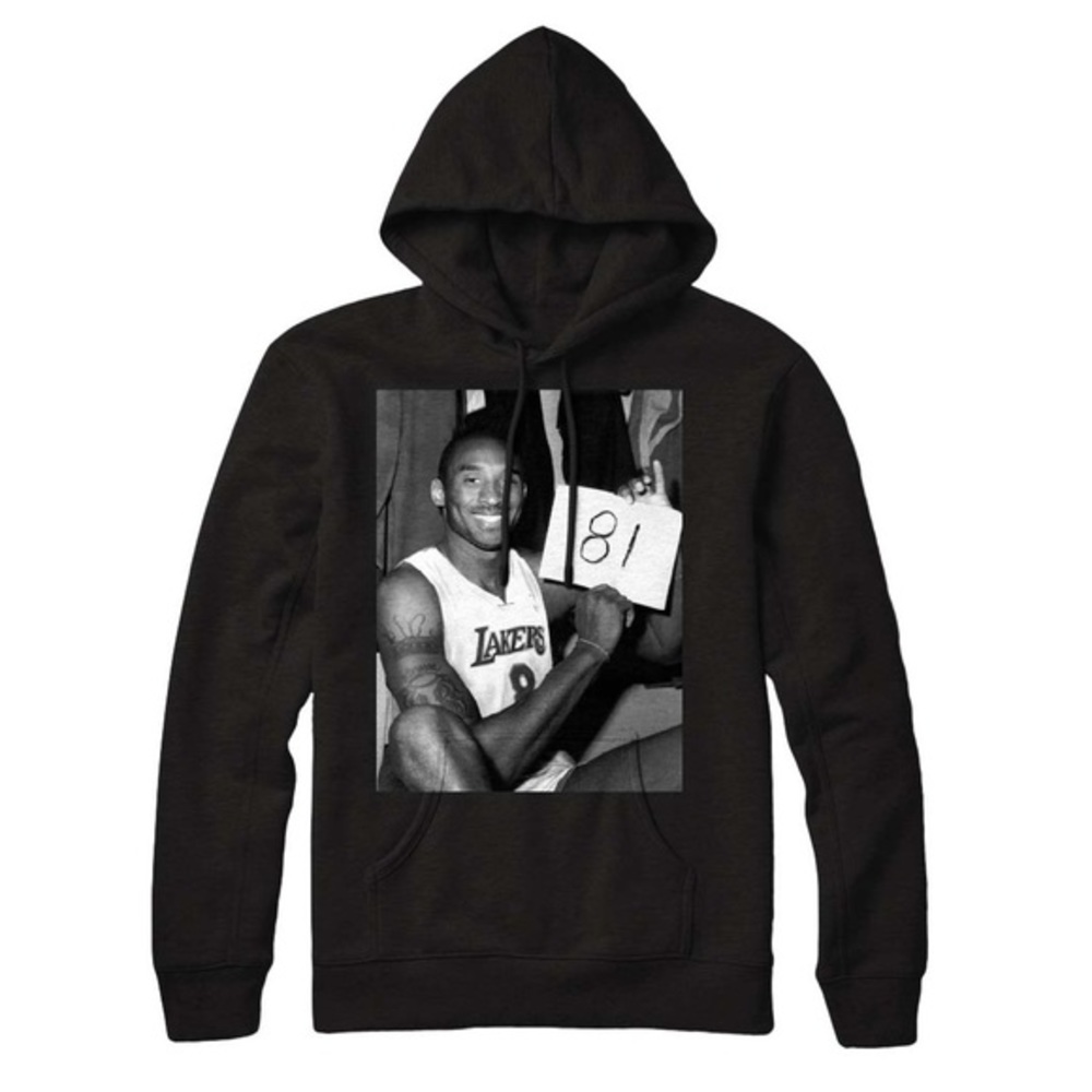 Kobe Bryant 81 Black Mamba 81 point game T-Shirt Los Angeles Lakers